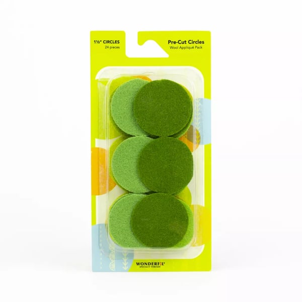 Image of CLEARNANCE! 1/4" Pre-Cut Wool Circles by Wonderfil Specialty Threads & Sue Spargo