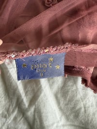 Image 8 of Vintage Y2K rare Pilot dusty pink beaded and sequin halter neck cami