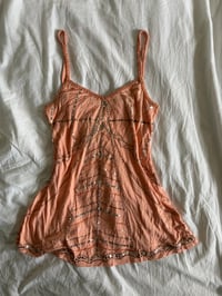 Image 8 of Vintage Y2K deadstock sequin and beaded mango colour cami 