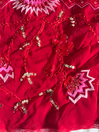 Image 5 of Vintage Y2K red embroidered and sequin cami 