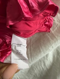 Image 5 of Vintage Y2K hot pink crinkle beaded and sequin cami 