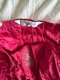 Image 6 of Vintage Y2K hot pink crinkle beaded and sequin cami 