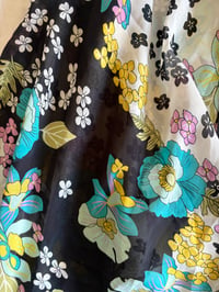 Image 4 of Vintage Y2K black floral handkerchief fairy hem cami with sequins 