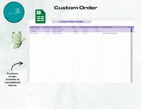 Image 2 of Custom Order Tracker