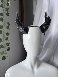 Image 4 of Soft Glitter coated Dragon Horns | Filagree