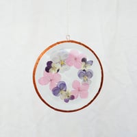 Image 1 of Pressed Flower Suncatcher Viola