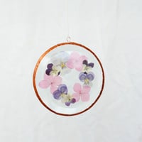 Image 2 of Pressed Flower Suncatcher Viola