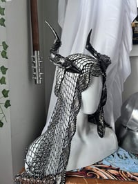 Image 3 of Soft Glitter coated succubus Horns | Filagree