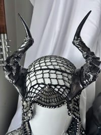 Image 7 of Soft Glitter coated succubus Horns | Filagree