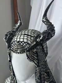 Image 8 of Soft Glitter coated succubus Horns | Filagree