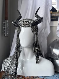 Image 9 of Soft Glitter coated succubus Horns | Filagree