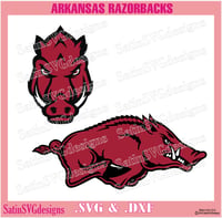 Image 2 of Arkansas Razorbacks Design SVG Files, Cricut, Silhouette Studio, Digital Cut Files