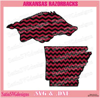 Image 4 of Arkansas Razorbacks Design SVG Files, Cricut, Silhouette Studio, Digital Cut Files