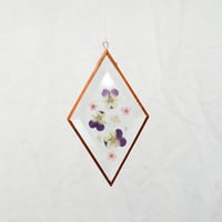 Image 2 of Pressed Flower Suncatcher - Violas