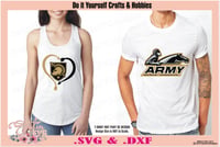Image 3 of Army Black Knights Set Design SVG Files, Cricut, Silhouette Studio, Digital Cut Files