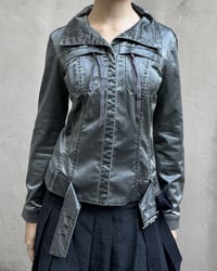 Image 1 of GREY SATIN JACKET 