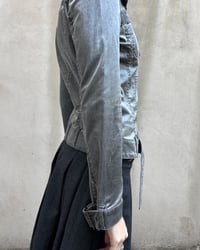 Image 4 of GREY SATIN JACKET 