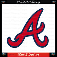 Image 2 of Atlanta Braves Baseball Set Design SVG Files, Cricut, Studio, Digital Cut Files