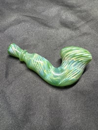 Image 1 of Green collab sherlock w/ Rhythm Glass #060