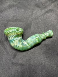 Image 2 of Green collab sherlock w/ Rhythm Glass #060