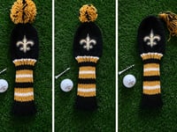 Image 6 of Ohio State custom Golf Club Cover hand knit College Football gift