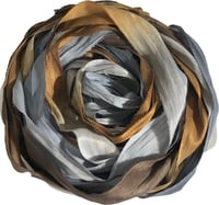 Image 6 of 10YD. HAUNTED FOREST HAND DYED SARI SILK RIBBON BY COLOR BURST SILK
