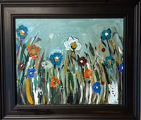 Floral Garden Original Painting 