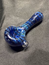 Image 1 of Midnight Blue Wrap and Rake Spoon #065