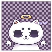 angel cat print