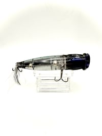 Image 3 of Popper Baby Bass Blacked Out and Blue Tone Transparent  90mm