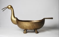 Image 5 of Mid Century Brass Duck