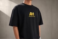 Image 3 of AH Oversized Discipline Gym Shirt- black
