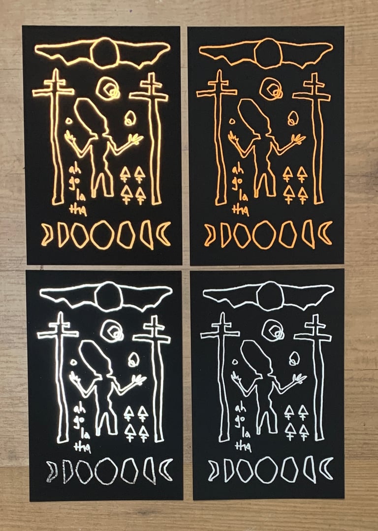 glyphsong of Agolotha 6x9 metallic prints