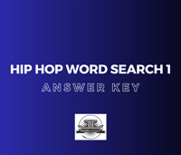 Hip Hop Word Search 1 [ANSWER KEY]