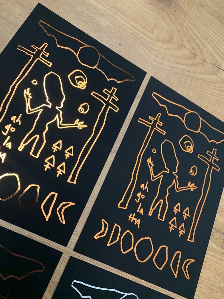 glyphsong of Agolotha 6x9 metallic prints Image 3