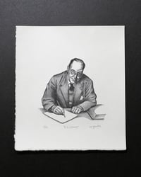 Image 2 of C. S. Lewis, Wood Engraving