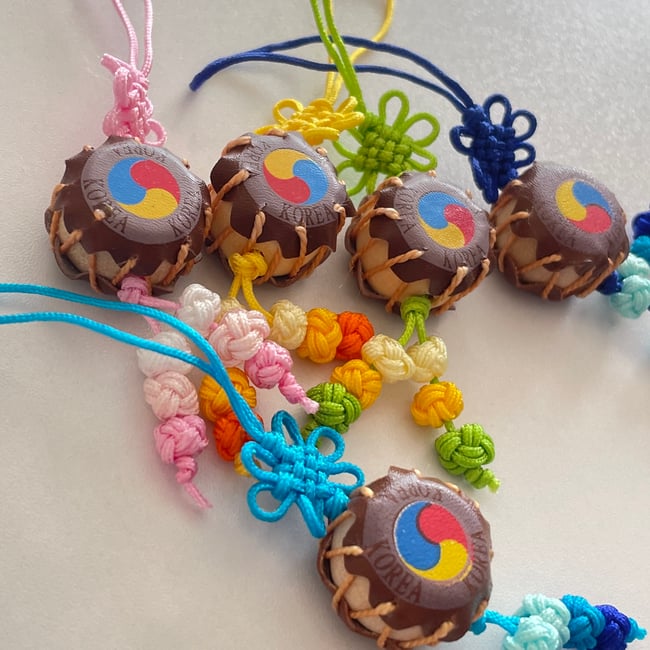 'buk' korean drum traditional norigae charms