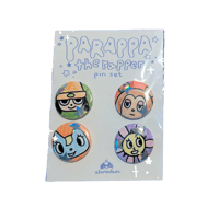parappa pin set (4-pack)