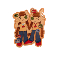 mimi & nyami sticker