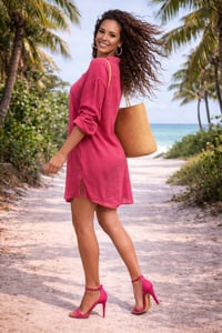 Image 1 of Magenta Cover Up 