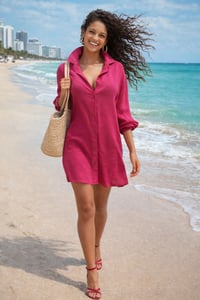 Image 3 of Magenta Cover Up 