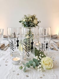 Image 1 of Personalised Pint Glass for Wedding 