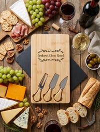 Image 1 of Personalised Cheese and Tools Board