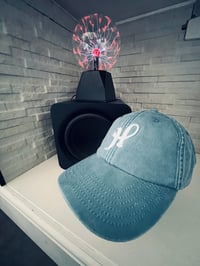Image 1 of Blue stone washed denim H cap 