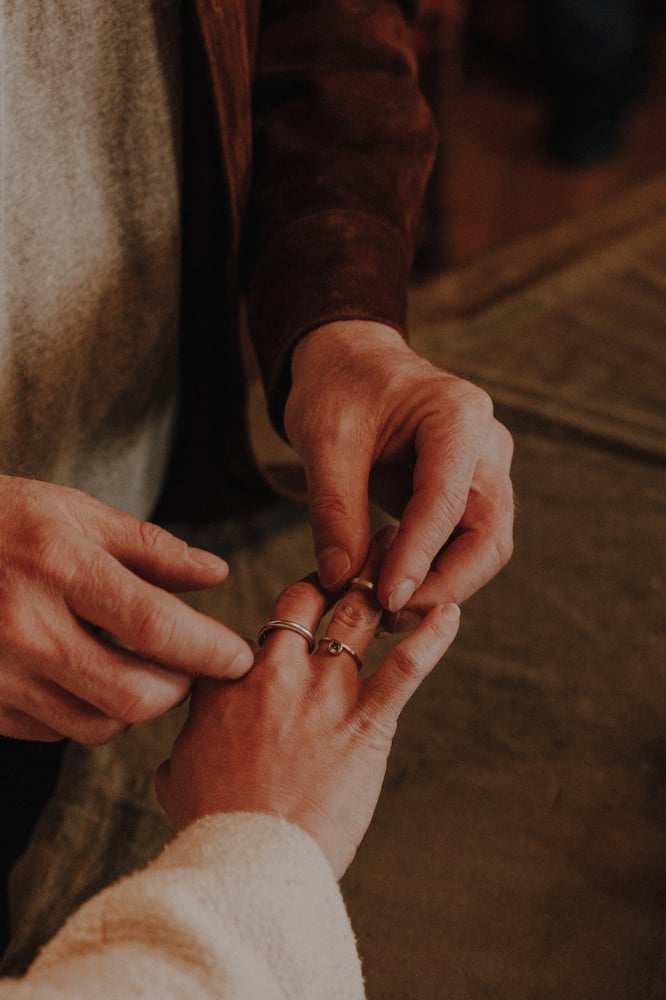 Image of SIDEWAYS STONE RING