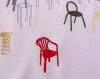 Image 3 of POWDER PINK CHAIRS T-SHIRT