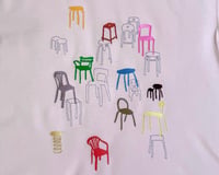 Image 2 of POWDER PINK CHAIRS T-SHIRT
