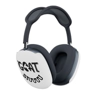 Image 5 of GOAT Graphic AirPod Max Case – Funny Retro Script Ear Cup Covers