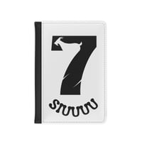 Image 3 of Goat Number 7 Passport Cover – Minimal Black & White Travel Protector