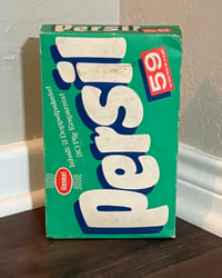 Image 6 of Vtg (ca. 1950s) German (Enamel) Persil Washing Powder Advertising Sign + Unopened Box of Persil 59